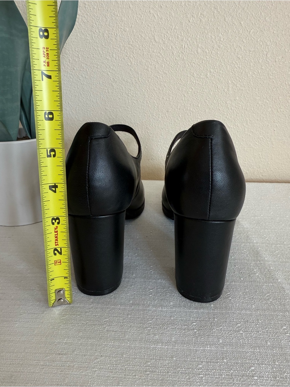 New Clarks Bayla Nora Classic Mary Jane Block Heel Pumps - Black - Picture 10 of 11